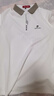 皮爾卡丹（pierre cardin）冰絲短袖T恤男夏季薄款商務(wù)polo打底衫男士高端透氣男裝 白色 2XL 曬單實(shí)拍圖