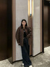 波司登25年新款輕薄羽絨服女短款90絨翻領(lǐng)拼接百搭巴恩風(fēng)外套B250135334 可可棕|7C92 S 160/84A 體重約100-110斤 曬單實(shí)拍圖