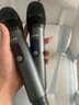 漫步者（EDIFIER）MK20無線麥克風(fēng)手持話筒一拖二家庭KTV唱歌會議主持演講超長續(xù)航防嘯叫動圈可充電連接音響音箱MIC MK20+話筒套+防滑圈+桌面話筒架 曬單實拍圖