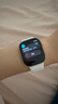 Apple/蘋果 Watch Series 10 智能手表GPS款42毫米玫瑰金色鋁金屬表殼淡桃粉色運(yùn)動型表帶S/M MX1R3CH/B 曬單實(shí)拍圖