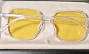 睛姿（JINS）防藍(lán)光眼鏡男女護(hù)目鏡SCREEN 56%防藍(lán)光輻射輕量大方框FPC22S253 00B透明（包裝全新升級(jí)） 曬單實(shí)拍圖
