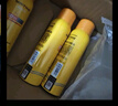 Mistine蜜絲婷防曬噴霧霜小黃噴100ml*2戶外高倍防水防汗七夕禮物男女 曬單實(shí)拍圖