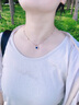 伊燦不掉色羅馬數(shù)字鈦鋼項鏈女夏輕奢小眾復古鎖骨鏈個性時尚甜酷頸鏈 不掉色黑白雙面羅馬數(shù)字鈦鋼項鏈 曬單實拍圖