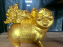 莫尼森  MOREISAN黃銅小豬擺件白菜生肖豬客廳玄關(guān)辦公室桌面喬遷開業(yè)禮品生日禮物 財富豬-小號(金色升級款) 曬單實拍圖
