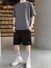 回力（Warrior）運(yùn)動(dòng)套裝男夏季短袖t恤透氣速干短褲休閑打底衫跑步健身五分褲 曬單實(shí)拍圖