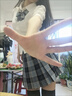 風吹麥香jk學院風jk制服夏季收腰綁帶短袖襯衫顯瘦直肩修身白色襯 白襯衫 單件 XL 曬單實拍圖