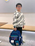 JCZS德國品牌小學(xué)生坤坤書(shū)包輕便軟男生2025新款帥氣一年級三到六年級 大號寶藍綠+送防水手表(送掛飾+3 曬單實(shí)拍圖