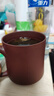 金鑲玉茶杯 宜興原礦紫砂杯家用泡茶杯辦公杯功夫茶具禮盒裝 富貴蓮花 曬單實(shí)拍圖