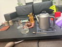美的（Midea）純鈦燒水壺嵌入式茶臺(tái)一體機(jī)煮茶壺全自動(dòng)上水電熱水壺電茶盤自動(dòng)斷電C15X 曬單實(shí)拍圖