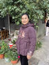 戴媽媽中老年女裝冬裝2025媽媽裝羽絨棉服外套50-70歲奶奶裝加絨棉衣 紫色加絨加厚棉襖 3XL 推薦115-130斤 曬單實(shí)拍圖