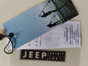 吉普（JEEP）短袖t恤男士條紋翻領(lǐng)上衣夏季新款商務(wù)休閑寬松大碼半袖T恤衫 軍綠色 XL (建議135-150斤) 曬單實(shí)拍圖