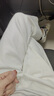 三彩2025夏季新款收腰顯瘦牛仔褲九分褲垂感直筒褲休閑褲子M 云朵白 M 160/68A 曬單實(shí)拍圖