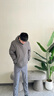 波司登2025年新款沖鋒衣鵝絨羽絨服男短款三合一防風(fēng)防水外套B250331323 月白灰|8116 L 180/100A 體重約140-155斤 曬單實拍圖