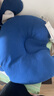 babycare嬰兒定型枕0-1歲新生寶寶可調節定型枕枕頭防偏安撫睡覺(jué)神器 安撫豆豆絨 -夜幽藍 曬單實(shí)拍圖