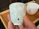 貝柚花開(kāi)茶靡-國(guó)風(fēng)漸變色陶瓷蓋碗套組泡茶碗茶杯防燙整套功夫茶具 花開(kāi)荼蘼蓋碗款禮盒裝-綠色 曬單實(shí)拍圖