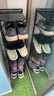 長(cháng)萬(wàn)家鞋架窄小門(mén)口室內玄關(guān)入門(mén)鞋架子家用省空間置物防塵收納鐵藝鞋柜 7層-黑色【防塵加固】 曬單實(shí)拍圖