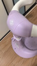 小不丟寶寶站立洗澡神器嬰幼兒小孩洗屁屁輔助器兒童防滑淋浴臺(tái)浴盆澡盆 香芋紫+高度五檔+ABS抗菌支架 免安裝+可折疊+五檔可調(diào) 曬單實(shí)拍圖