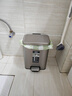 EKO腳踏式垃圾桶6L雅鋼家用衛(wèi)生間廚房不銹鋼大號(hào)EK9361張若昀同款 曬單實(shí)拍圖