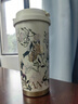 格沵（germ）梵高聯(lián)名雙飲保溫杯吸管水杯大容量學(xué)生杯女神禮物杯子500ML玫瑰 曬單實(shí)拍圖