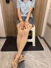 夢(mèng)娜光腿神器女春秋季120D加大西瓜襠打底褲連腳可外穿連褲襪 美腿膚2條 均碼 曬單實(shí)拍圖
