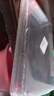 三年二班簡(jiǎn)約透明桌面收納盒帶蓋試卷資料收納箱化妝品面膜雜物箱 小號 曬單實(shí)拍圖