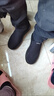 沙質(zhì)新款老北京布鞋男休閑透氣一腳蹬帆布鞋防滑防臭中老年人爸爸單鞋 黑色 41 曬單實(shí)拍圖