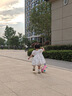 班喜迪女童防蚊褲夏裝2025新款寶寶休閑九分褲小童夏季兒童薄款束腳褲子 粉草莓 80 曬單實(shí)拍圖
