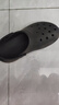 卡駱馳（crocs）經(jīng)典云朵clog洞洞鞋女鞋戶(hù)外涼鞋拖鞋厚底涼拖 206750-001 W7 曬單實(shí)拍圖