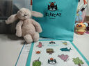 Jellycat害羞邦尼兔系列包包掛飾掛件動物毛絨玩偶娃娃生日七夕情人節(jié)禮物 胭脂粉色 One Size 曬單實拍圖
