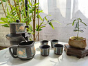 紫砂茶具懶人自動泡茶功夫茶具茶杯辦公室會客泡茶輕奢高檔禮盒 18件紫砂如意【自動茶具】墨綠色 曬單實(shí)拍圖