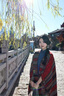 民族風(fēng)披肩女新疆波西米亞風(fēng)云南大理旅游外搭復古氛圍感披風(fēng)斗篷 波西米亞風(fēng)-紅色-150*130cm 曬單實(shí)拍圖