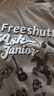 ASK JUNIOR純棉兒童短袖T恤夏男中大童短袖T恤發(fā)泡印花半袖體恤 卡其  170  曬單實拍圖