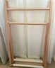 藝世界實(shí)木掛衣架臥室落地式衣帽架家用簡(jiǎn)易室內床頭邊放脫下的衣服神器 【全櫸木】原木色40cm可折疊 曬單實(shí)拍圖