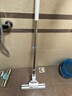 大衛(wèi)膠棉拖把38cm海綿頭桿長(zhǎng)132cm2頭M12巨無(wú)霸滾輪式大號(hào)膠棉拖 曬單實(shí)拍圖