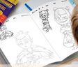 哪吒描摹本敖丙申公豹涂鴉本兒童畫畫本手繪填色本哪吒圖畫本涂鴉 描摹本11件套（店長(zhǎng)推薦） 曬單實(shí)拍圖