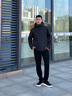 高梵輕殼黑金鵝絨服5.0男士戶外短款羽絨服2025年新款 黑色 XL 曬單實拍圖