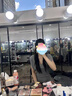 CS.LION設(shè)計(jì)感掐腰V領(lǐng)蝙蝠袖短袖t恤女夏季新款收腰顯瘦小眾百搭純色上衣 灰色 M 95-110斤 曬單實(shí)拍圖