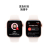 Apple Watch Series 10 智能手表42毫米玫瑰金色鋁金屬表殼淡桃粉色運動型表帶S/M【GPS款】聯(lián)通補貼 曬單實拍圖