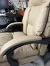 湯凱頤辦公電腦椅家用真皮老板椅舒適久坐書(shū)桌椅子沙發(fā)座椅可躺靠背轉椅 奶咖色-聯(lián)動(dòng)后仰/分段釋壓 曬單實(shí)拍圖
