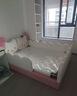 鹿卡森Hellokitty兒童公主床女孩地臺(tái)卡通床帶護(hù)欄榻榻米小戶型單人床 納帕硅膠皮單床 1.35*1.9米【10公分鋼木排骨架】 曬單實(shí)拍圖