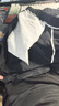 貓人（MiiOW）亞麻短褲夏季男萊賽爾天絲涼感五分褲寬松運動(dòng)休閑褲子男 黑 3XL 曬單實(shí)拍圖