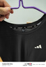 adidas舒適跑步運動(dòng)上衣圓領(lǐng)短袖T恤男裝夏季阿迪達斯官方 黑色   S 曬單實(shí)拍圖