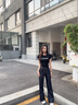 衣品天成天絲垂感闊腿牛仔褲女2025春夏季簡約寬松休閑顯瘦拖地闊腿褲子女 曬單實(shí)拍圖