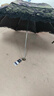 天堂傘三折傘單人黑膠蕾絲刺繡傘晴雨兩用繡花太陽傘防曬防雨遮陽傘甜美 紫色 曬單實拍圖