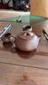 璽翰雅（ROYHOYE）宜興紫砂壺名家工藝師純手工泡茶壺家用原礦老紫泥花鳥琺瑯彩西施 小西施壺 130ML 曬單實拍圖