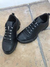 Q ZHIHE真皮運動(dòng)鞋男輕奢男鞋秋冬新款高檔老爹鞋男軟底跑步鞋旅游鞋子男 黑色【頭層牛皮】 皮鞋碼 43 曬單實(shí)拍圖