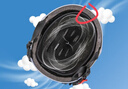 金鐘罩兒童頭盔3c認證電動(dòng)摩托車(chē)3-6歲男女新國標A類(lèi)安全帽夏季半盔四季通用 天空藍 曬單實(shí)拍圖