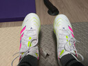 阿迪達(dá)斯 （adidas）官網(wǎng)男子足球鞋 25夏季新款PREDATOR獵鷹 AG短釘中端成人足球鞋 【獵鷹25】粉白色 建議拍大一碼 40.5 (255mm) 曬單實(shí)拍圖