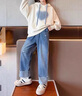 G.DUCK HELLO女童春裝新款時(shí)髦衛(wèi)衣套裝2025大童炸街女孩衣服春秋衛(wèi)衣套裝 衛(wèi)衣+闊腿褲 120 cm 曬單實(shí)拍圖