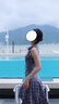 微光里格子掛脖無袖背心連衣裙子女夏季2025新款小個子不規(guī)則度假風(fēng)長裙 藏青色 M 尺碼偏小與平時比可拍大一碼 曬單實(shí)拍圖
